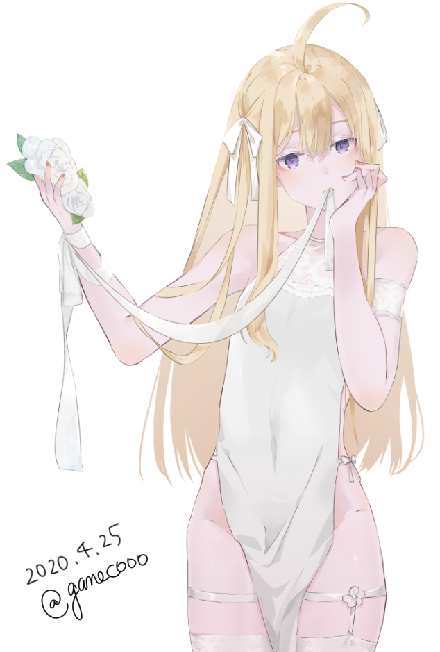 1boy, ahoge, armlet, bad_id, bad_pixiv_id, bare_hips, bare_shoulders, blonde_hair