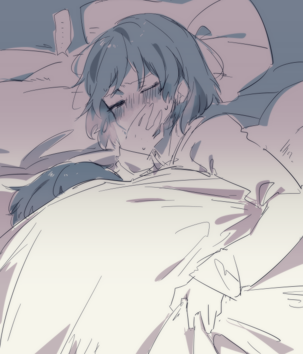 ..., 2others, androgynous, bad_id, blush, chara_(undertale), covering_own_mouth, frisk_(undertale)