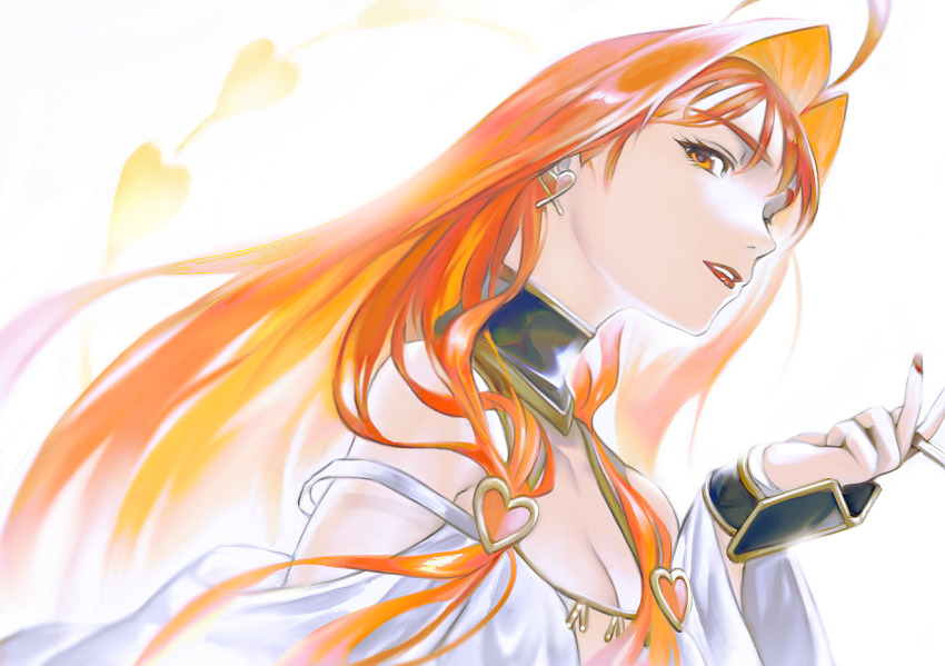 1girl, ahoge, aphrodite_(fate), atsuki0814, bad_id, bad_pixiv_id, bare_shoulders, bracelet