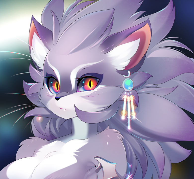 1girl, alternate_form, animal_ears, belladonna_(seiken_densetsu_3), breasts, cat_ears, cat_girl, claws