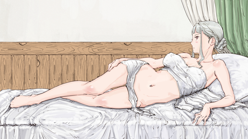 1girl, female_focus, highres, idolmaster, idolmaster_(classic), lying, on_side, ooeyama_ken