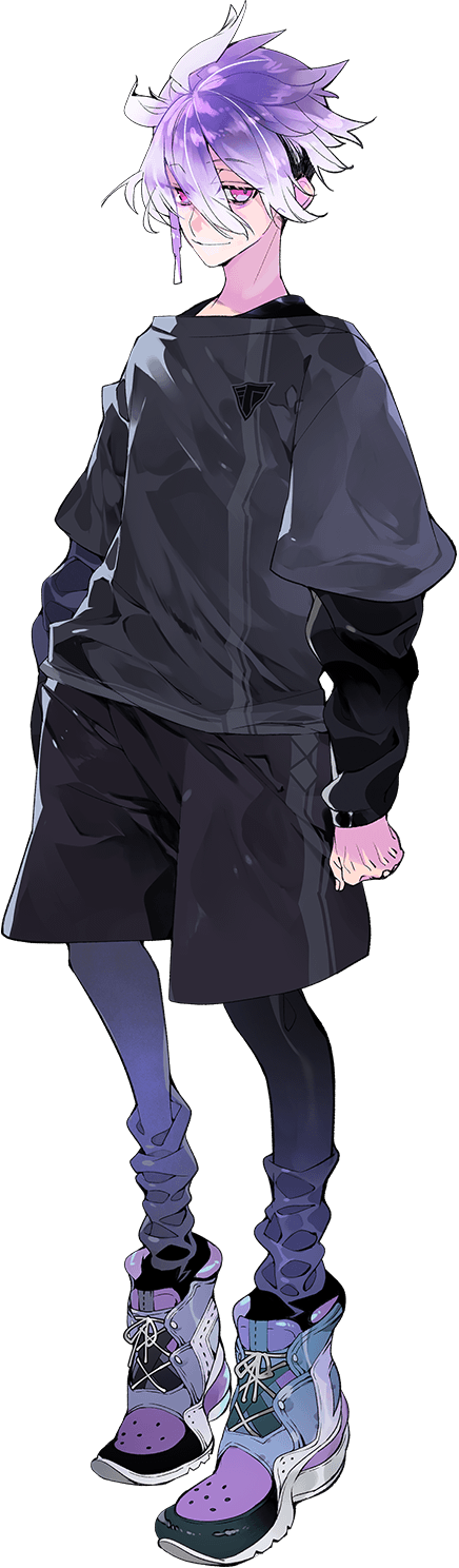 1boy, eyes_visible_through_hair, hand_in_pocket, highres, kukicha, leggings, pantyhose_under_shorts, minamoto_kiyomaro