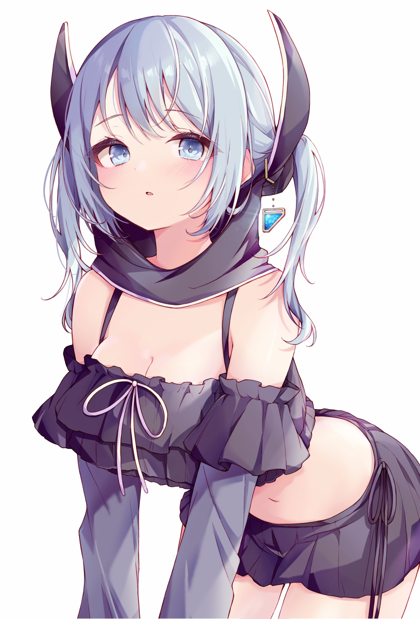 1girl, absurdres, bad_id, bad_pixiv_id, blue_eyes, blue_hair, blush, breasts