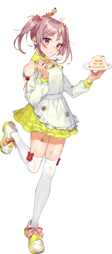 1girl, alternate_costume, animal, cake, crab, drew_(drew213g), female_focus, food