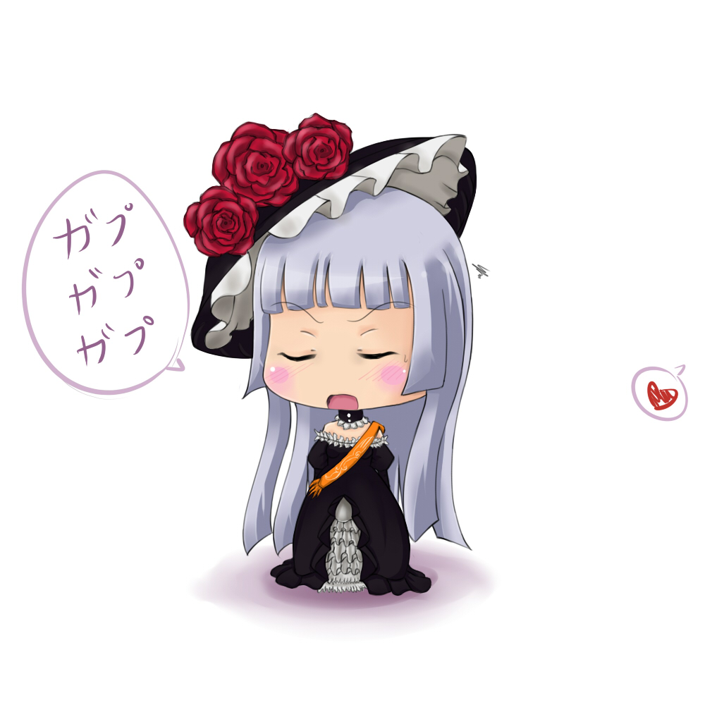 00s, chibi, hat, hime_cut, long_hair, miang, solo, umineko_no_naku_koro_ni