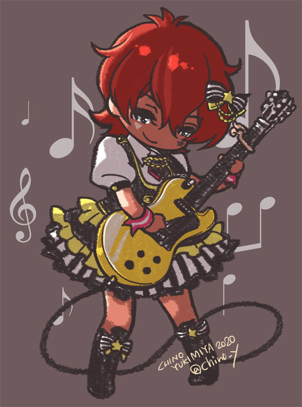 1girl, artist_name, blue_eyes, chibi, closed_mouth, facial_mark, female_focus, full_body