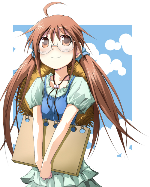 00s, 1girl, bad_id, bad_pixiv_id, cloud, dousaki_shin'ya, female_focus, ga_geijutsuka_art_design_class