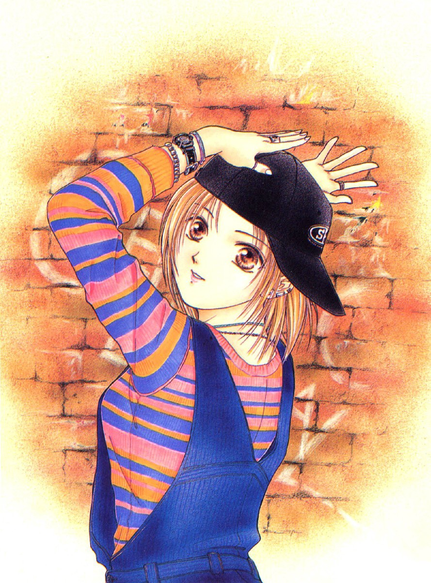 ayashi_no_ceres, bracelet, earrings, hat, highres, jewelry, looking_back, mikage_aya