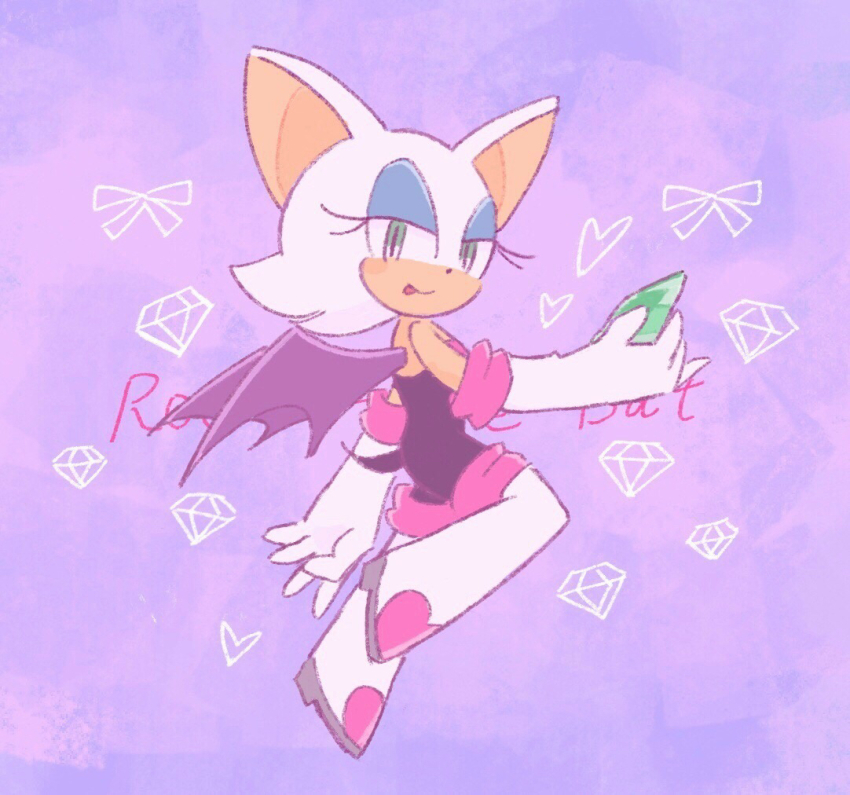 1girl, animal_ears, animal_nose, bare_shoulders, bat_ears, bat_wings, blue_eyeshadow, blush_stickers