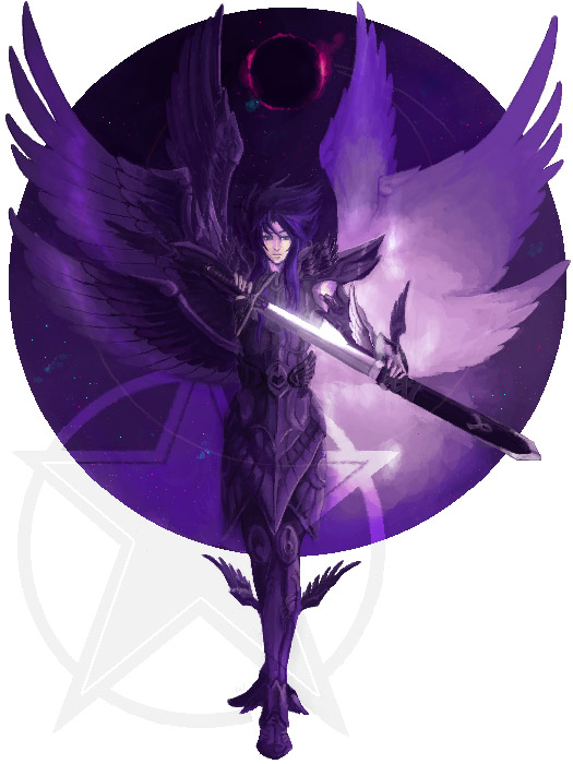 161, 1boy, armor, black_hair, hades_(saint_seiya), male_focus, saint_seiya, sheath