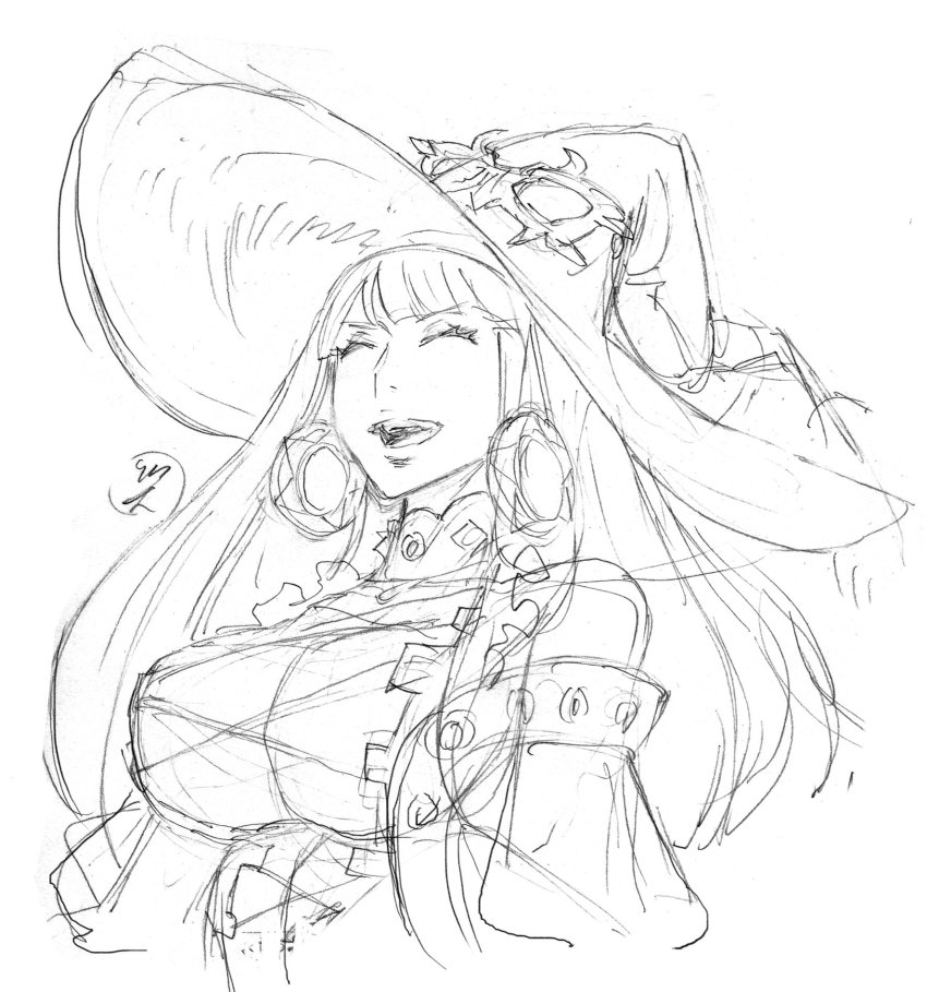 10s, 1girl, bandai, blunt_bangs, breasts, cleavage, criss-cross_halter, culdcept