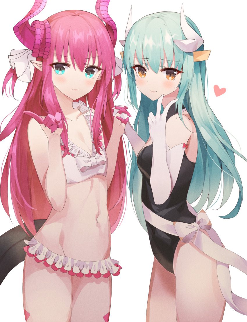 2girls, absurdres, bad_id, bad_pixiv_id, bikini, blue_eyes, breasts, commentary_request