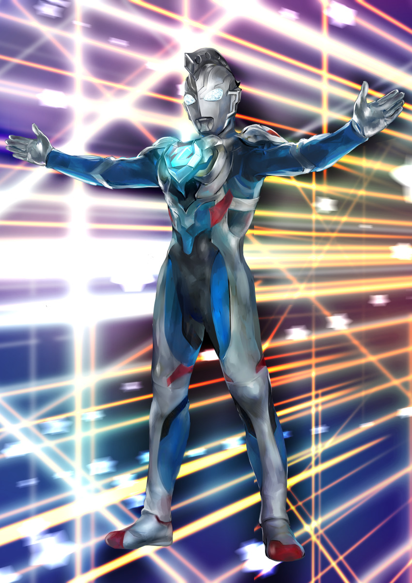 1boy, absurdres, alien, floating, glowing, glowing_eyes, highres, looking_ahead