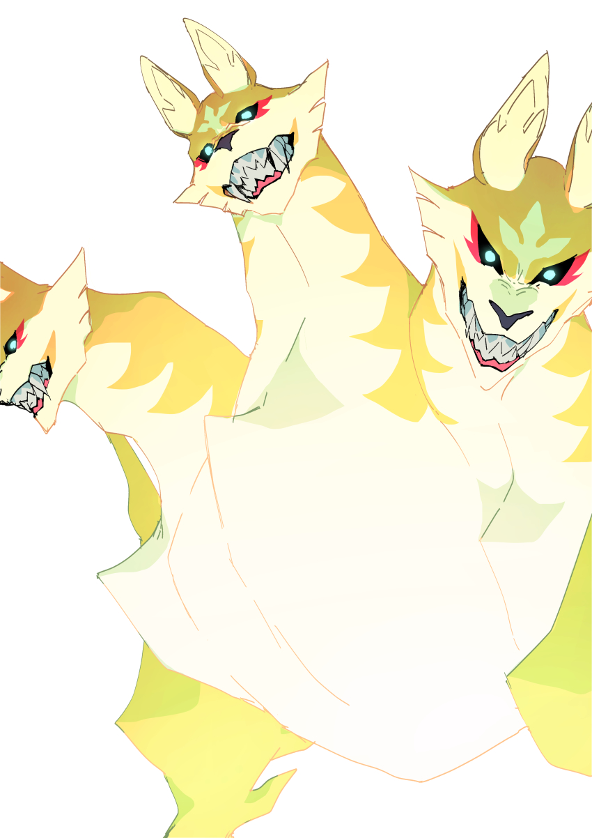 1boy, absurdres, alan_sylvasta, alternate_form, animal_ears, beast, blue_eyes, brand_new_animal