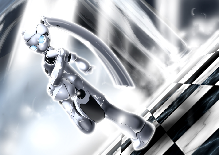 bad_id, bad_pixiv_id, blue_eyes, blue_theme, disney, drossel_von_flugel, fireball_(series), from_behind