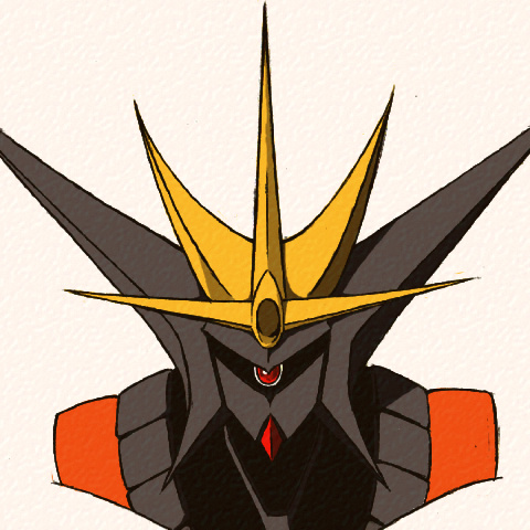 gunbuster, kaden, lowres, millipen_(medium), pen_(medium), portrait, top_wo_nerae!, top_wo_nerae!_(series), traditional_media, varu_(forscryd)