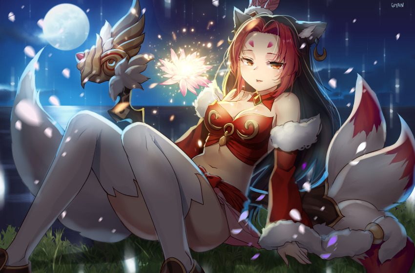 1girl, absurdres, animal_ears, bad_id, bad_pixiv_id, bare_shoulders, black_hair, breasts