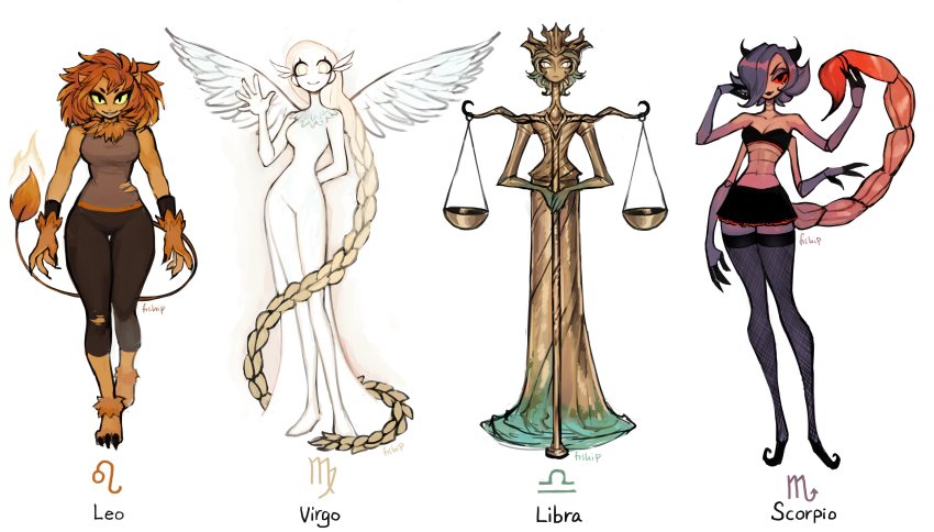 absurdres, angel_wings, animal_hands, arthropod_girl, artist_name, black_pants, blonde_hair, braid