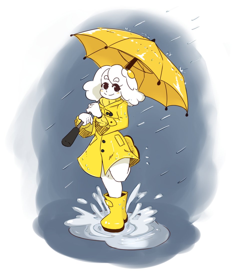 1girl, black_eyes, boots, borrowed_character, chief_(skiwa), egg_(lemyawn), full_body, holding