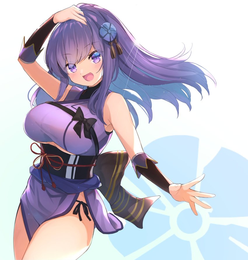 1girl, asano_ruri, asano_sisters_project, bad_id, bad_pixiv_id, black_bow, blue_flower, blush