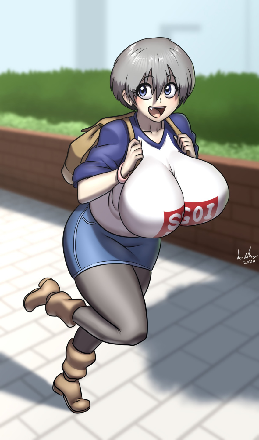 1girl, black_pantyhose, blue_eyes, bob_cut, boots, bracelet, breasts, collarbone