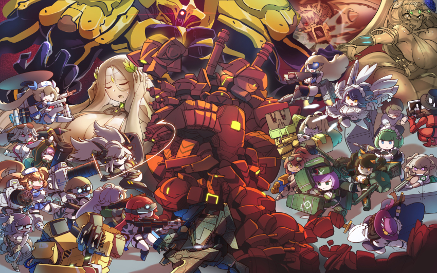 1boy, absurdly_long_hair, absurdres, acrobatic_sunny, alternate_costume, anger_vein, auto_guard_system, between_breasts