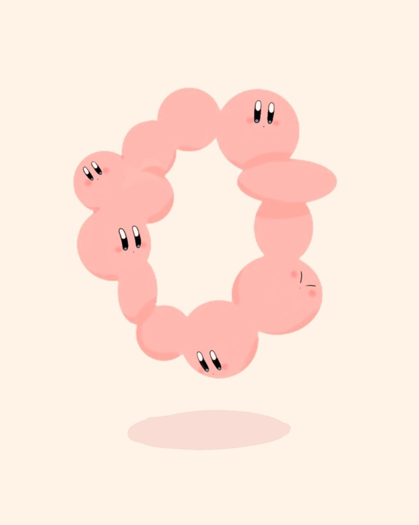 1other, black_eyes, blush, creature, expo2025, closed_eyes, floating, highres