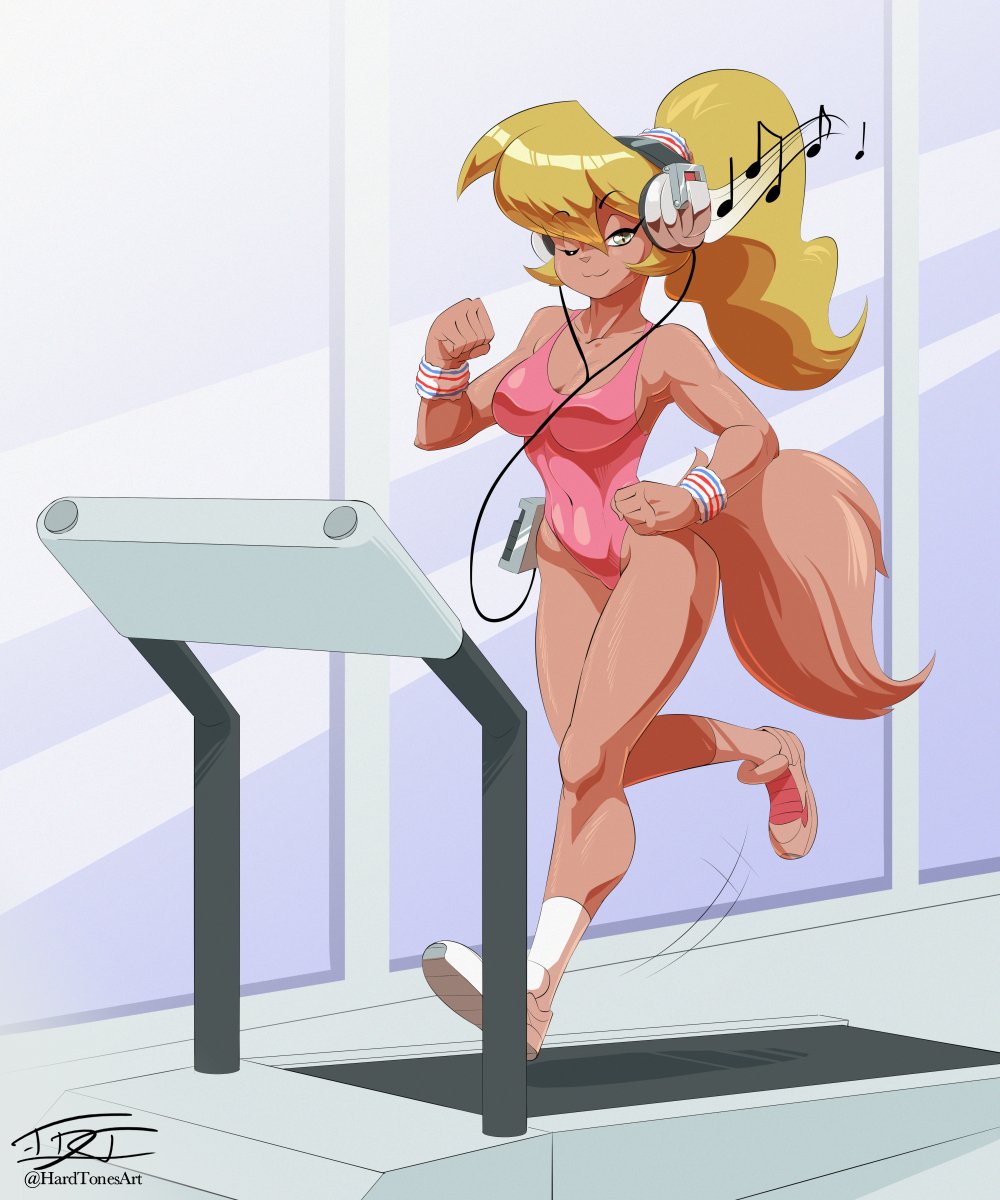 1girl, :3, animal, animal_ears, blonde_hair, callie_briggs, cassette_player, cat