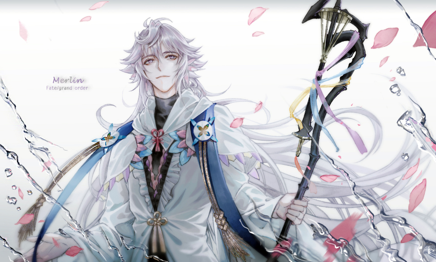 1boy, ahoge, bingxiaojian, bishounen, center_frills, character_name, copyright_name, eyebrows