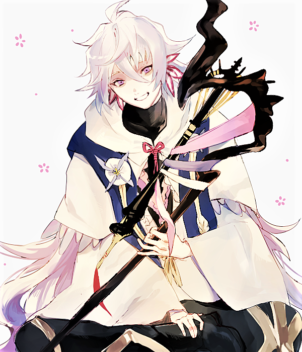 1boy, ahoge, bishounen, black_pants, black_shoes, center_frills, fate/grand_order, fate_(series)