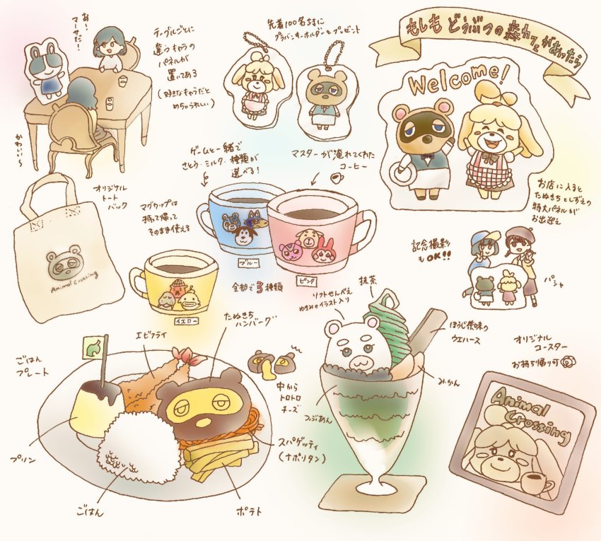 animal_crossing, awaya_yawako, bag, baseball_cap, blouse, blue_shirt, braid, bunnie_(animal_crossing)