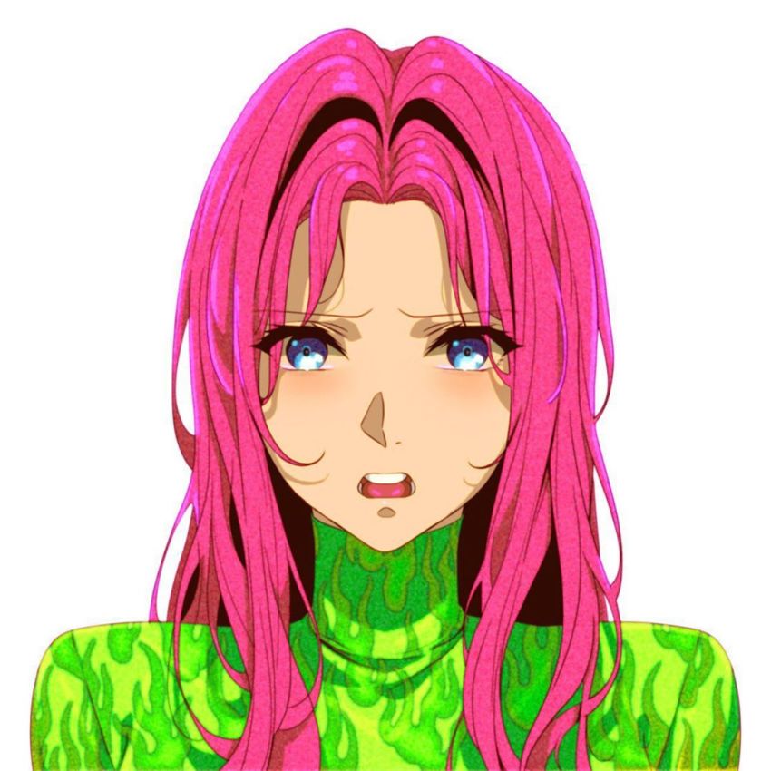 1girl, album_cover, bad_id, bad_instagram_id, blue_eyes, commentary, cover, eljaykhun