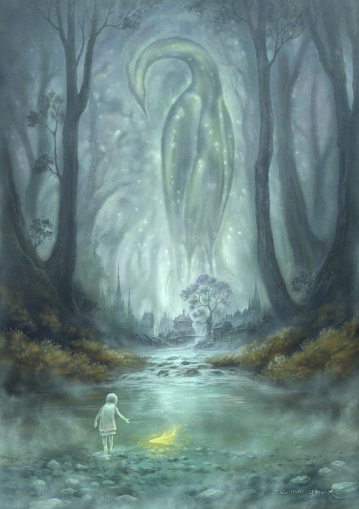 bird, city, crane_(animal), forest, nature, original, river, scenery