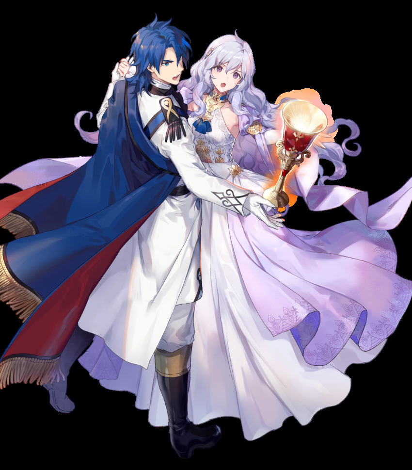 1boy, 1girl, azu-taro, gown, ballroom_dancing, ballroom_dress, ballroom_gown, black_footwear