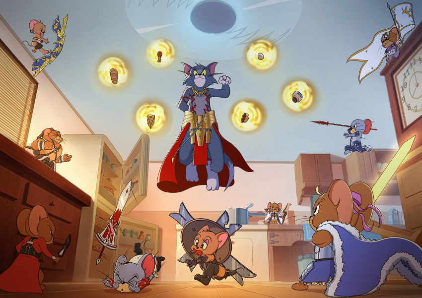 archer_(fate), archer_(fate)_(cosplay), artoria_pendragon_(fate), cat, character_request, cosplay, crossover, cu_chulainn_(fate), cu_chulainn_(fate/stay_night)_(cosplay), cu_chulainn_(lancer)_(fate), cu_chulainn_(second_ascension)_(fate), fate/grand_order, fate_(series), gilgamesh_(fate), gilgamesh_(fate)_(cosplay), heracles_(fate), heracles_(fate)_(cosplay), heracles_(third_ascension)_(fate), highres, ishtar_(fate), ishtar_(fate)_(cosplay), jeanne_d'arc_(fate), jeanne_d'arc_(fate)_(cosplay), jeanne_d'arc_(ruler)_(fate), jerry_(tom_and_jerry), mash_kyrielight, mash_kyrielight_(cosplay), merlin_(fate), merlin_(fate)_(cosplay), mordred_(fate), mordred_(fate)_(cosplay), mordred_(fate/apocrypha), mouse_(animal), saber_(fate), saber_(fate)_(cosplay), spartacus_(fate), spartacus_(fate)_(cosplay), tom_(tom_and_jerry), tom_and_jerry, xiaosan_ye