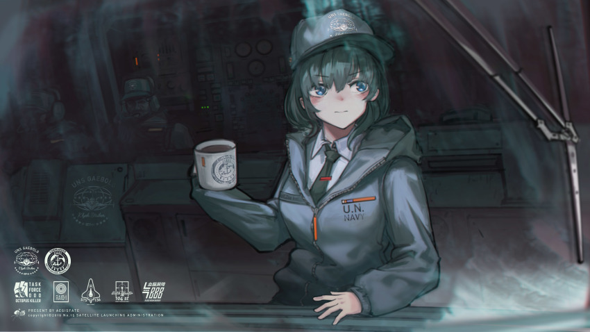 1boy, 1girl, absurdres, aegisfate, artist_name, black_hair, blue_eyes, blush