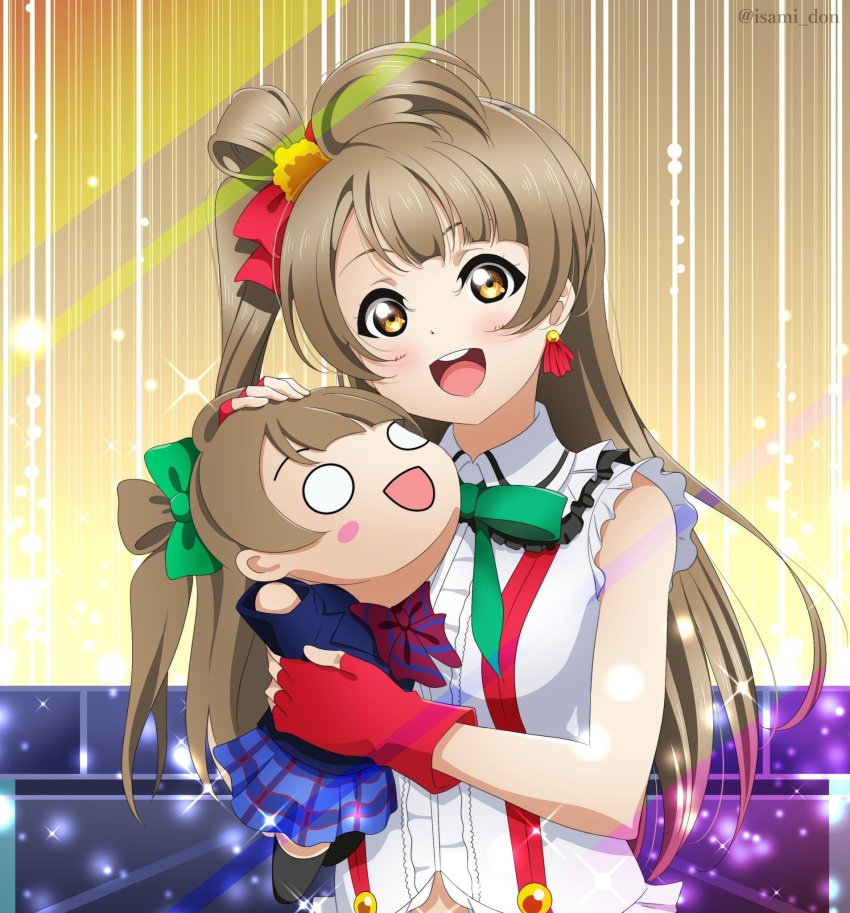 1girl, artist_name, artist_request, bare_shoulders, blush, bokura_wa_ima_no_naka_de, bow, breasts