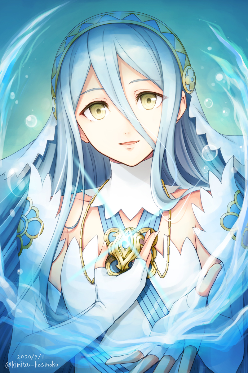 1girl, azura_(fire_emblem), blue_hair, dated, elbow_gloves, fingerless_gloves, fire_emblem, fire_emblem_fates