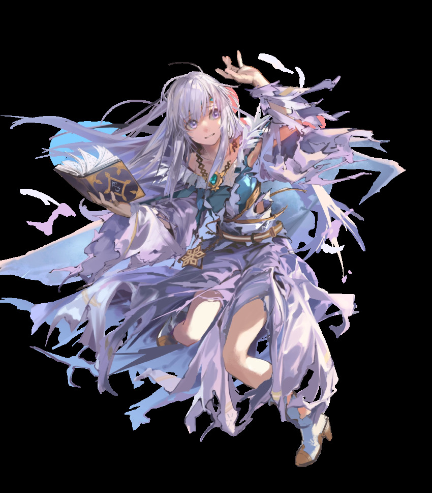 1girl, alternate_costume, artist_request, belt, book, boots, circlet, dress