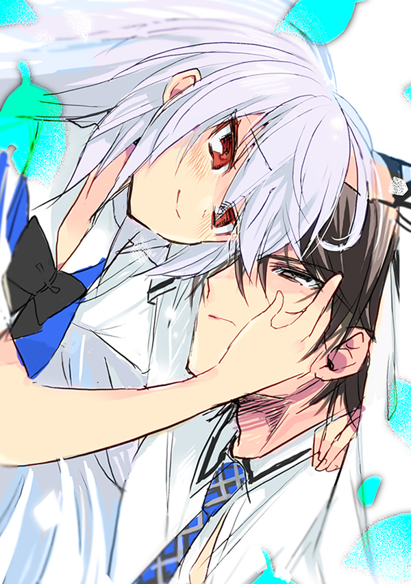 ashida, grisaia_(series), hand_on_another's_head, kazami_kazuki, kazami_yuuji, tagme