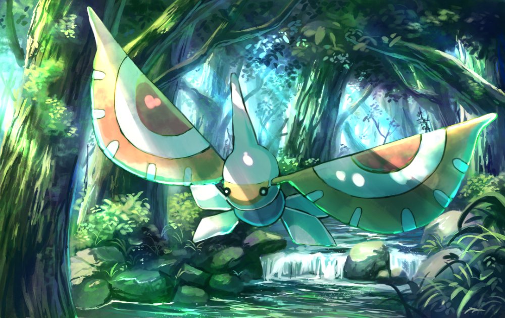 bad_id, bad_twitter_id, commentary_request, day, forest, full_body, gen_3_pokemon, levitate_(pokemon)