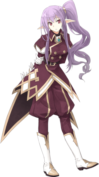 diana_(kinki_no_magna), kinki_no_magna, magenta_eyes, mole, official_art, ponytail, purple_hair, tagme