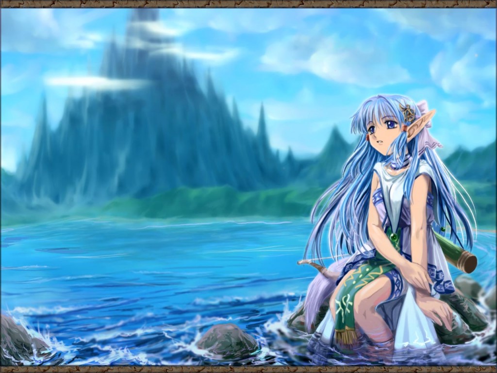 blue_hair, olha_(ys), pointy_ears, priestess, rehda, ys, ys_vi
