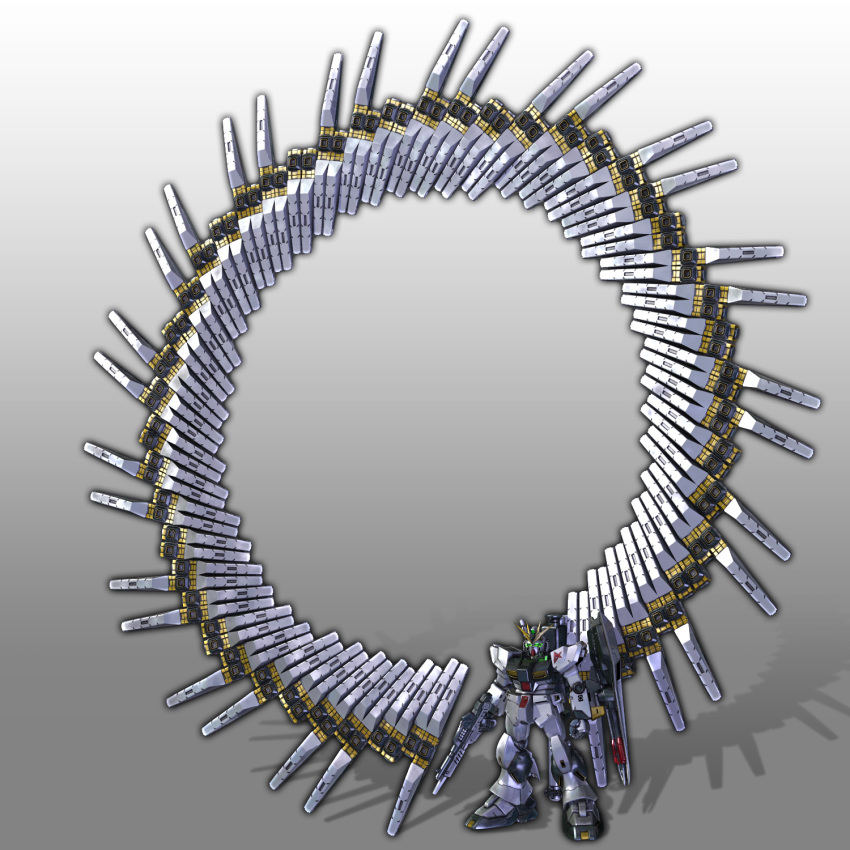 3d, a_mituhashi, beam_rifle, char's_counterattack, energy_gun, fin_funnels, gun, gundam