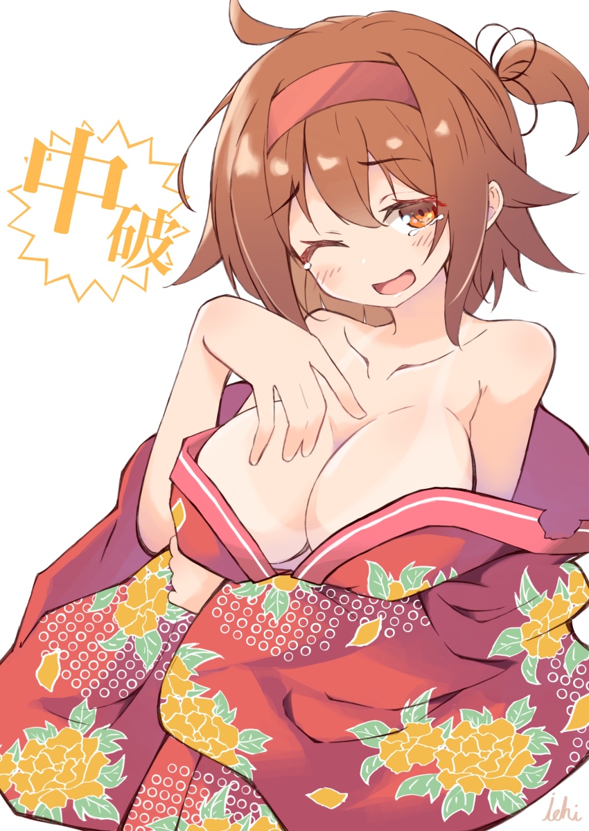 1girl, absurdres, artist_name, blush, breasts, brown_eyes, brown_hair, collarbone