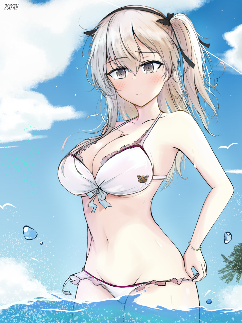 1girl, aged_up, alternate_breast_size, alternate_costume, bad_id, bad_pixiv_id, bikini, bing115