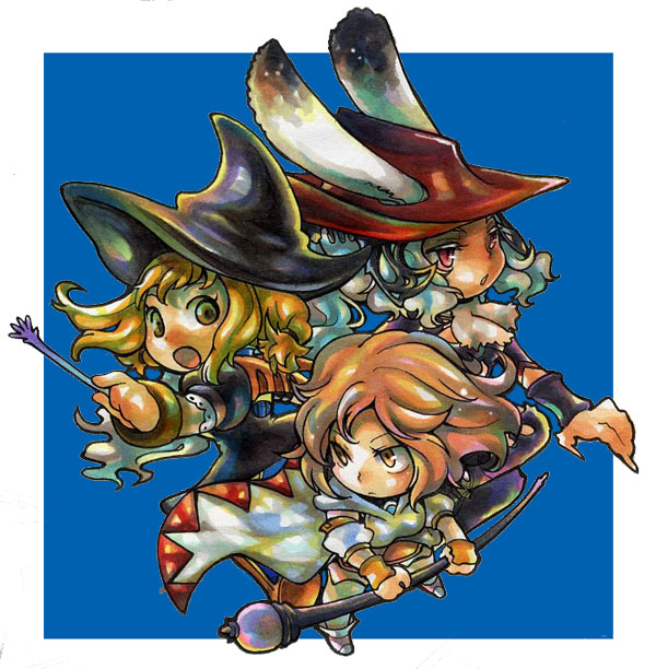 00s, animal_ears, ashelia_b'nargin_dalmasca, ashida, black_mage_(final_fantasy), chibi, dark-skinned_female, dark_skin