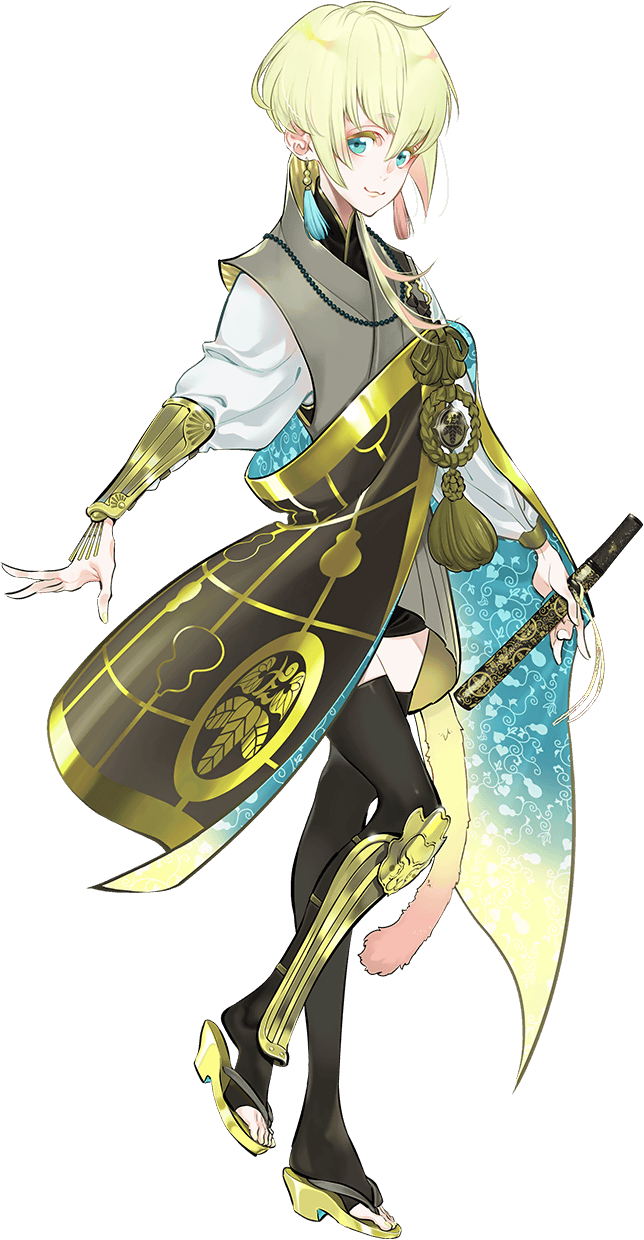 1boy, :3, aqua_eyes, armor, black_thighhighs, blonde_hair, earrings, fake_tail