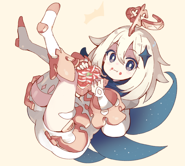 1girl, :t, asymmetrical_legwear, black_cape, black_scarf, cape, commentary, dress