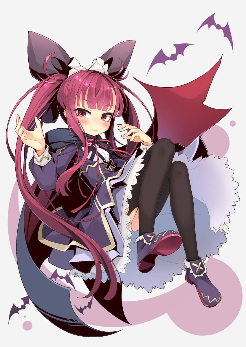 1girl, alucard_lore, animal, bat_(animal), black_cape, black_thighhighs, blush, boots